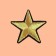 Thermal appliance "Star", 3.7 × 3.7 cm, gold color
