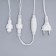 Garland “thread” 10 m, IP44, UMS, white thread, 100 led, blue glow, 220 V