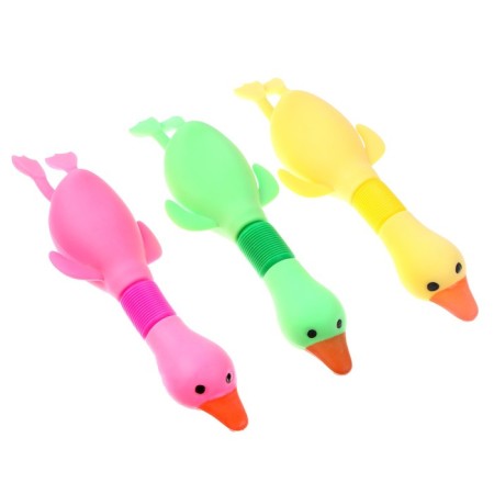 Developing toy "Duck", squeaks, Mix colors-5