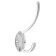 Hook furniture tundra TKD012, two -rod, chrome
