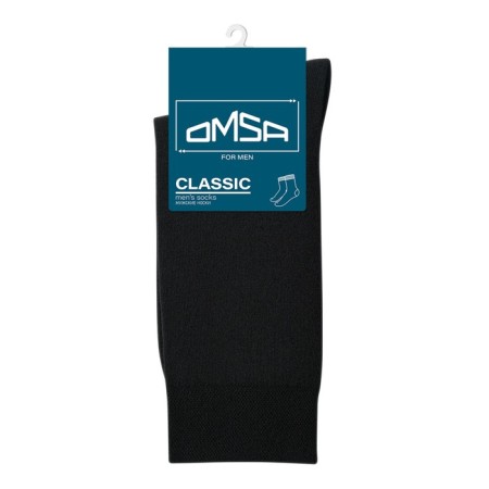 Male socks Omsa Classic, size 39-41, Nero color