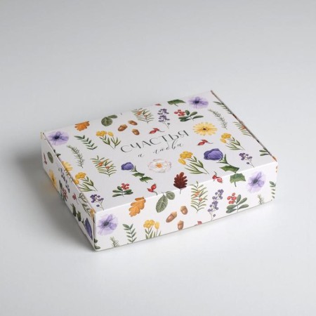 Gift folding box, packaging, "eco", 21 x 15 x 5 cm-1