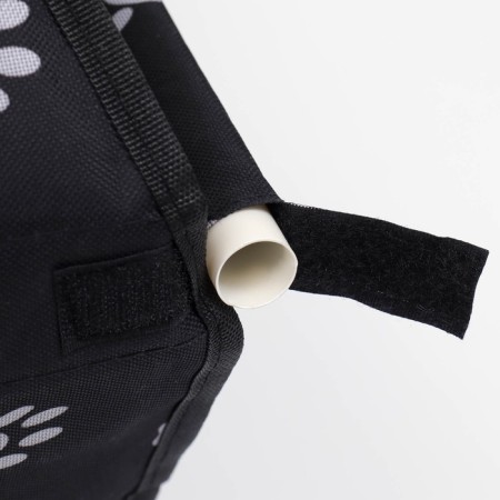 Car Seats for animals 40*30*25 cm, black with white paws-10