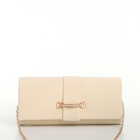 Female bag on a magnet, beige color
