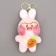 Soft toy "Bunny" with glasses, 12 cm, color mix