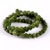 Beads made of natural stone "Green Jade" set of 90 pcs., Size 1 pc. - 4 mm