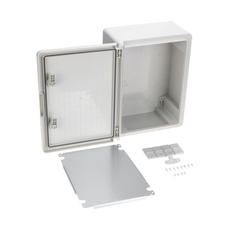Plastic Plastic PLAC with a 400x300x170 mm ABS UHL1 IP65 Rexant installation panel-2