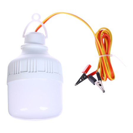 Camping lamp, 10 W, SMD 2835, cable L-1.5 m, with a clamp from 12 V, D-7 cm