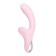 Vibro -roller with a caressing tongue Jos Orali, 22 cm, silicone, pink color