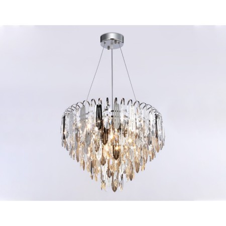 Crystal chandelier with Ambrella Light, Traditional, Tr5255, E27, Color Chrome-4