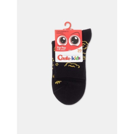 Noski children's cotton CONTE KIDS TIP-Top, size 22, Black color-2