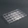 Organizer for decor, 24 cells, 18 × 12 × 2.4 cm, the color is transparent