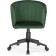 Computer chair thibault plastic/velor, black/green 60x60x81 cm