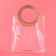 Gift package from PVC, pink, 17 x 15 x 8 cm