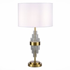 ST LUCE bedside lamp. SL1002.304.01. Onzo. 1x40 watts, E27, 36x36x65 cm, brass color