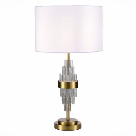 ST LUCE bedside lamp. SL1002.304.01. Onzo. 1x40 watts, E27, 36x36x65 cm, brass color