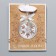 Craft vertical “Gold” package, S 12 x 15 x 5.5 cm, New Year