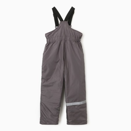 Pants are children insulated, graphite color, height 104 cm-3