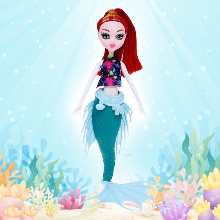 Fairy -tale doll "Mermaid" with an accessory, mix-6