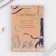 Set "Diary Pattern Flower": A5 diary A5 80 sheets and eco -hand