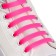 A set of shoes for shoes, 6 pcs, silicone, flat, 13 mm, 9 cm, pink neon color color