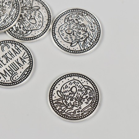 Souvenir wallet metal "Cash mouse" 2x2 cm-1