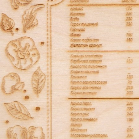 Board -cutting "Measure measure" 29.5x18.5x0.6 cm-3