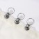 Ring for a cornice, with a clamp, d = 32/36 mm, silver color