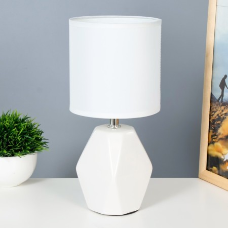 Board lamp "Latea" E14 40W white 13x13x28 cm Risalux