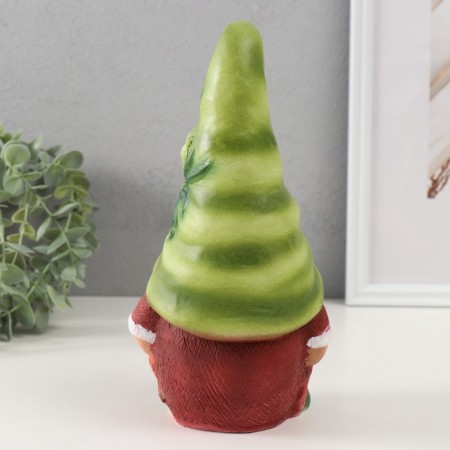 Figure "Gnome Scandy" height is 22.5 cm, width 9.5 cm, length 11.5 cm.-3