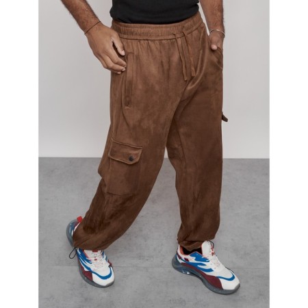 Sports pants, size 52, brown color-3
