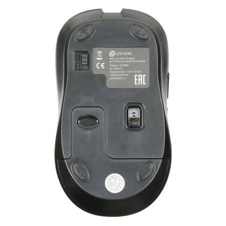 Mouse call 610MWC black optical (1600DPI) wireless USB/USB-C for a laptop (6but)-9
