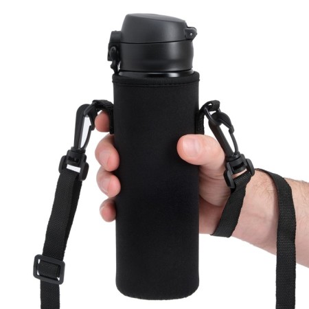 Thermos cover is 500 ml, 18.5 x 6.8 cm, black-2