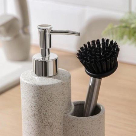 A dispenser for a detergent with a “minimum” brush, 400 ml, white color-1