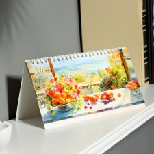 Desktop calendar, house with a life 