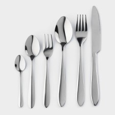 A set of cutlery of stainless steel “Standard”, cardboard box, thickness of 2 mm, 36 items, silver color