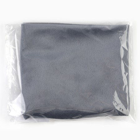 Flap for needlework, plush, dark gray, 50 × 50 cm-5