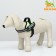 C9 harness is soft reflective, size xs, og 38-50 cm, weight 3-6 kg, green