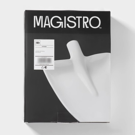 Porcelain dish Magistro "Blanche", 24 × 18 × 4.5 cm, white color-5