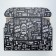 Gift double -sided folding, packaging, “brutal man”, 27 x 21 x 9 cm