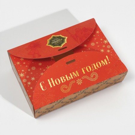 Box the team "New Year's Post", 28 x 18 x 8 cm, New Year-5