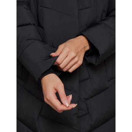 Coat insulated winter female, size 48, black color-13