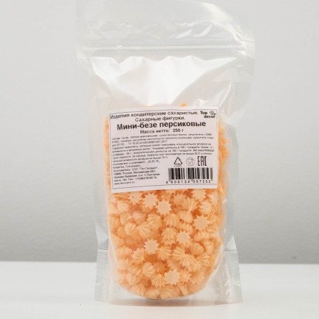 Sugar figures "Mini-Bez", peach, 250 g-1