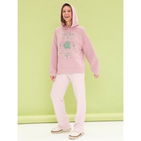 Feminine hoodies, size s, pink color-6