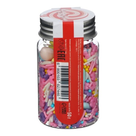 Confectionery Sprinking "Lavender Mix", 50 g-2
