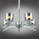 Suspended chandelier ALASSIO E27 200W