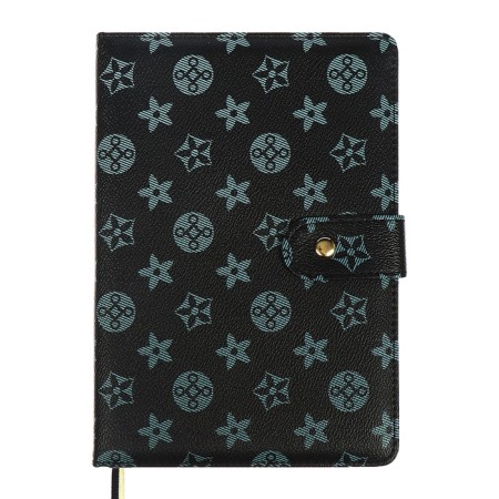 The diary is low, A5, 136 sheets, leatherette, Devente. Selena, a solid cover with foam rubber, knife, perforation, liesse, block 70%, bore