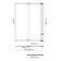 Shower curtain for the bath Wasserkraft Main 41S02-100 RM, 1000x1400 mm, sliding, matte