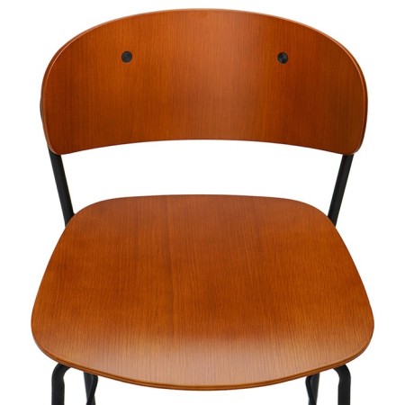 Semi -barbar stool TorFrid, 450 × 520 × 890 mm, nut color-5