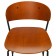 Semi -barbar stool TorFrid, 450 × 520 × 890 mm, nut color
